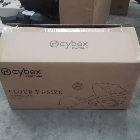 BOXED CYBEX PLATINUM CLOUD T I-SIZE CAR SEAT IN SEPAI BLACK 