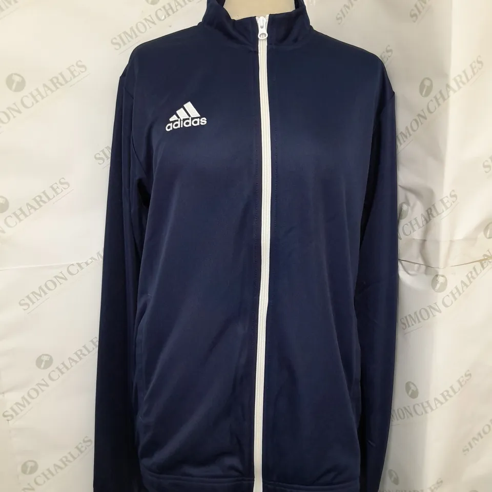 ADIDAS AEROREADY TRACK JACKET IN NAVY SIZE M
