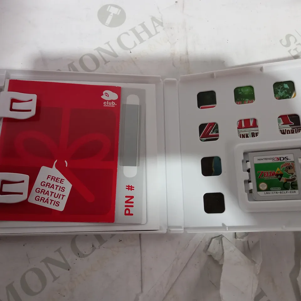 LOT OF 3 NINTERNDO 3DS GAMES TO INCLUDE LUIGIS MANSION, POKEMON X AND THE LEGEND OF ZELDA
