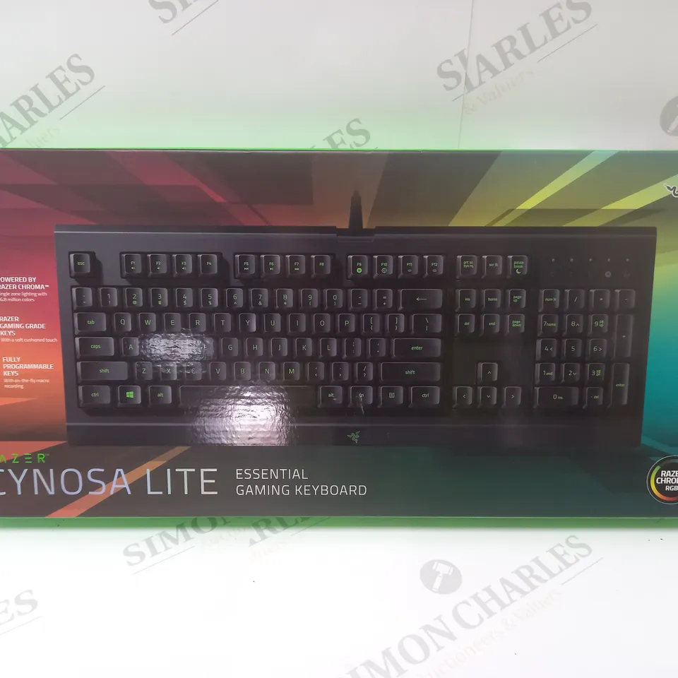 BRAND NEW BOXED RAZER CYNOSA LITE ESSENTIAL GAMING KEYBOARD