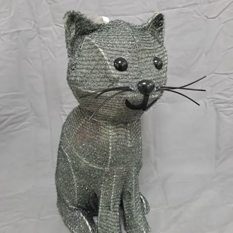 HALLOWEEN AND CHRISTMAS LIGHT-UP CAT DECORATION