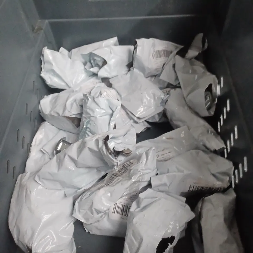 BOX OF ASSORTED WASHERS , NUTS AND BOLTS