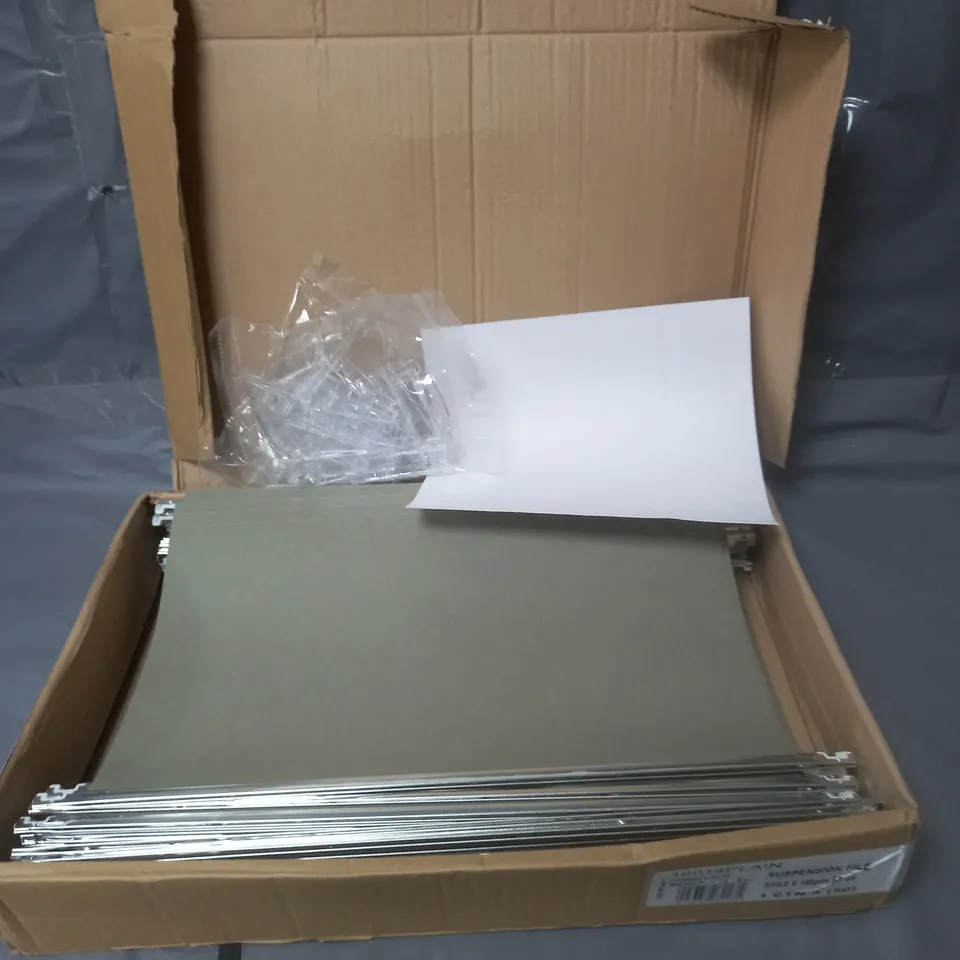 LARGE ASSORTMENT OF SUSPENSION FILE SLEEVES 