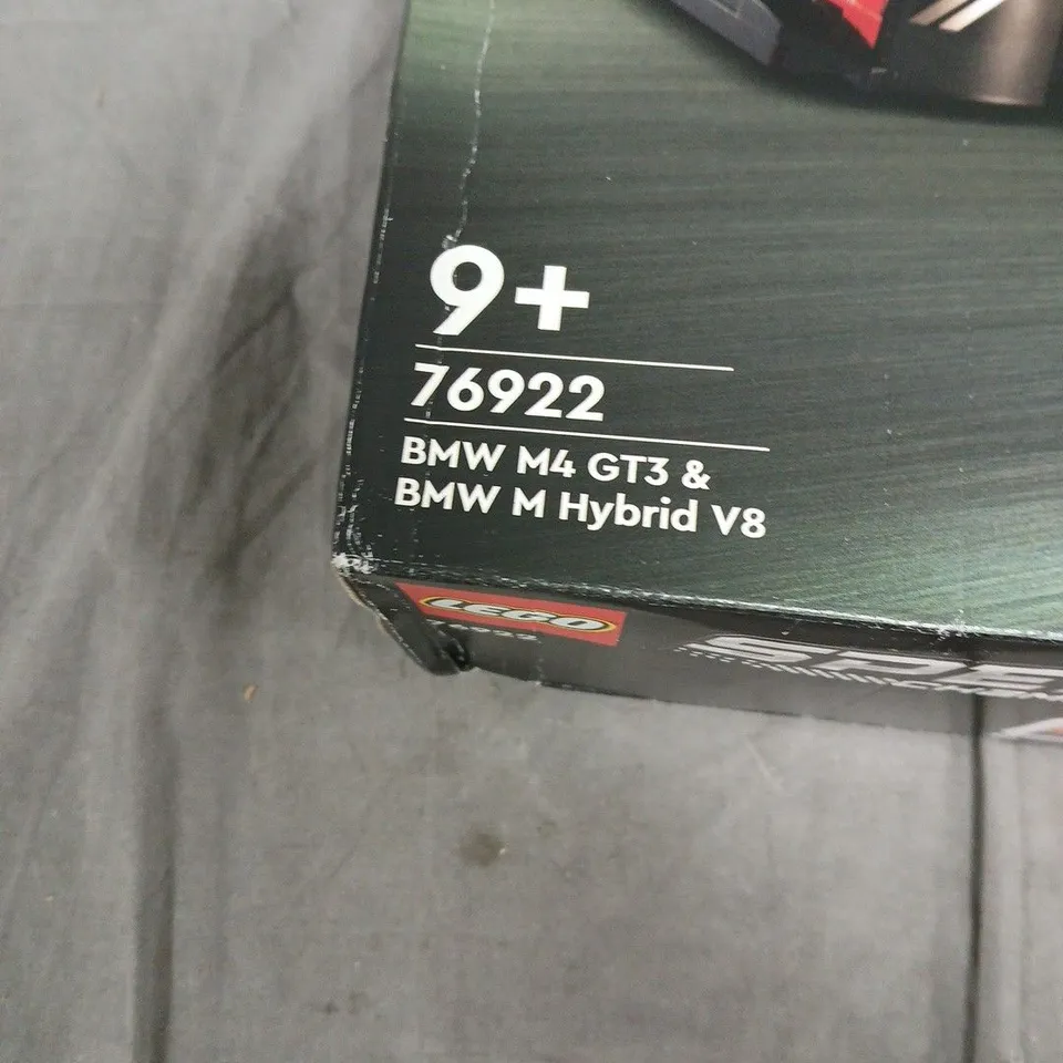 LEGO SPEED CHAMPIONS 76922 BMW M4 GT3 & BMW M HYBRID V8 SET (BOXED)