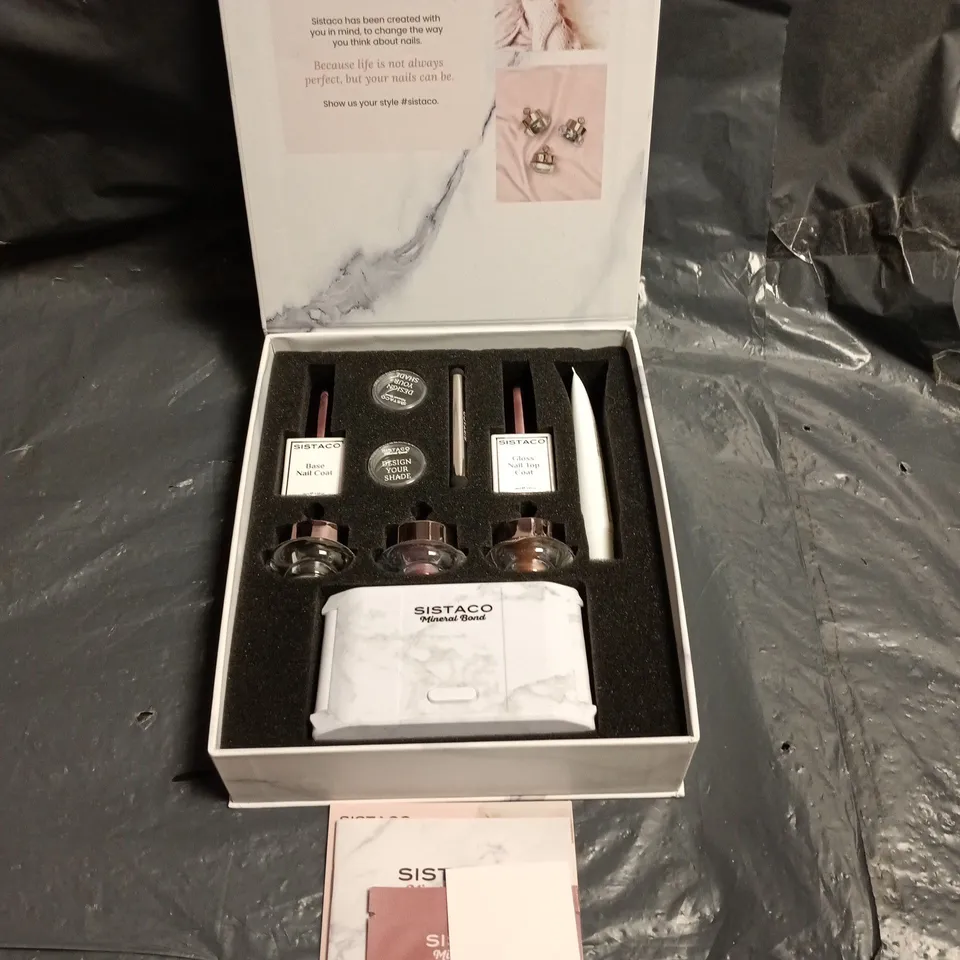 SISTACO MINERAL BOND NAIL KIT – MARBLE-PATTERN BOX