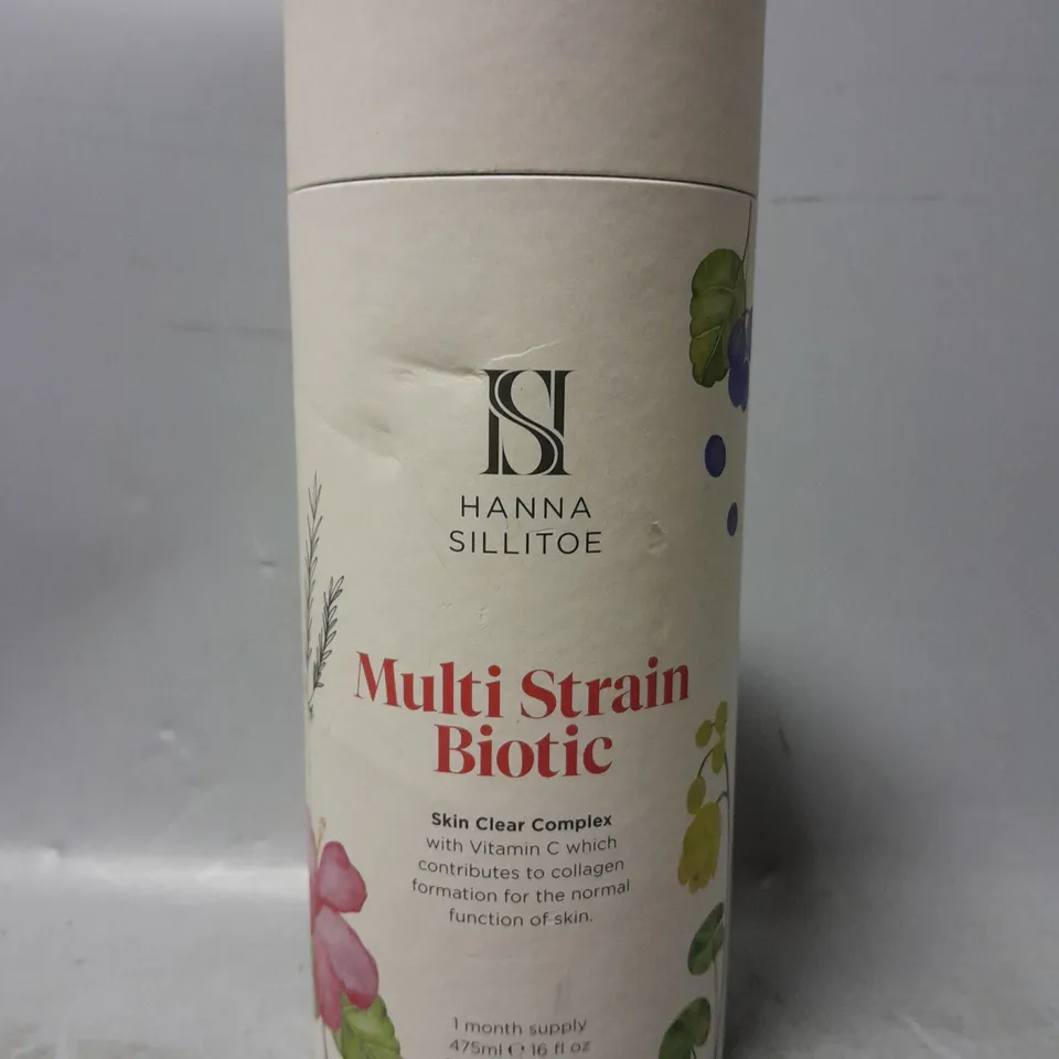 SEALED HANNA SILLITOE MULTI STRAIN BIOTIC 475ML