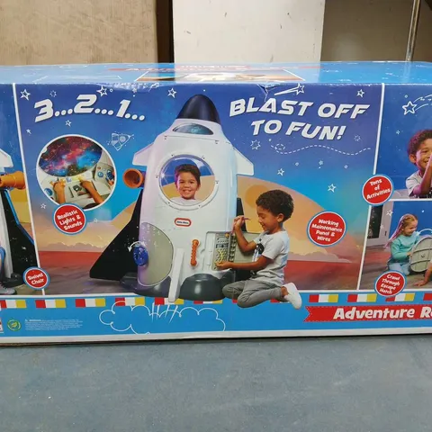 BOXED LITTLE TIKES ADVENTURE ROCKET - COLLECTION ONLY