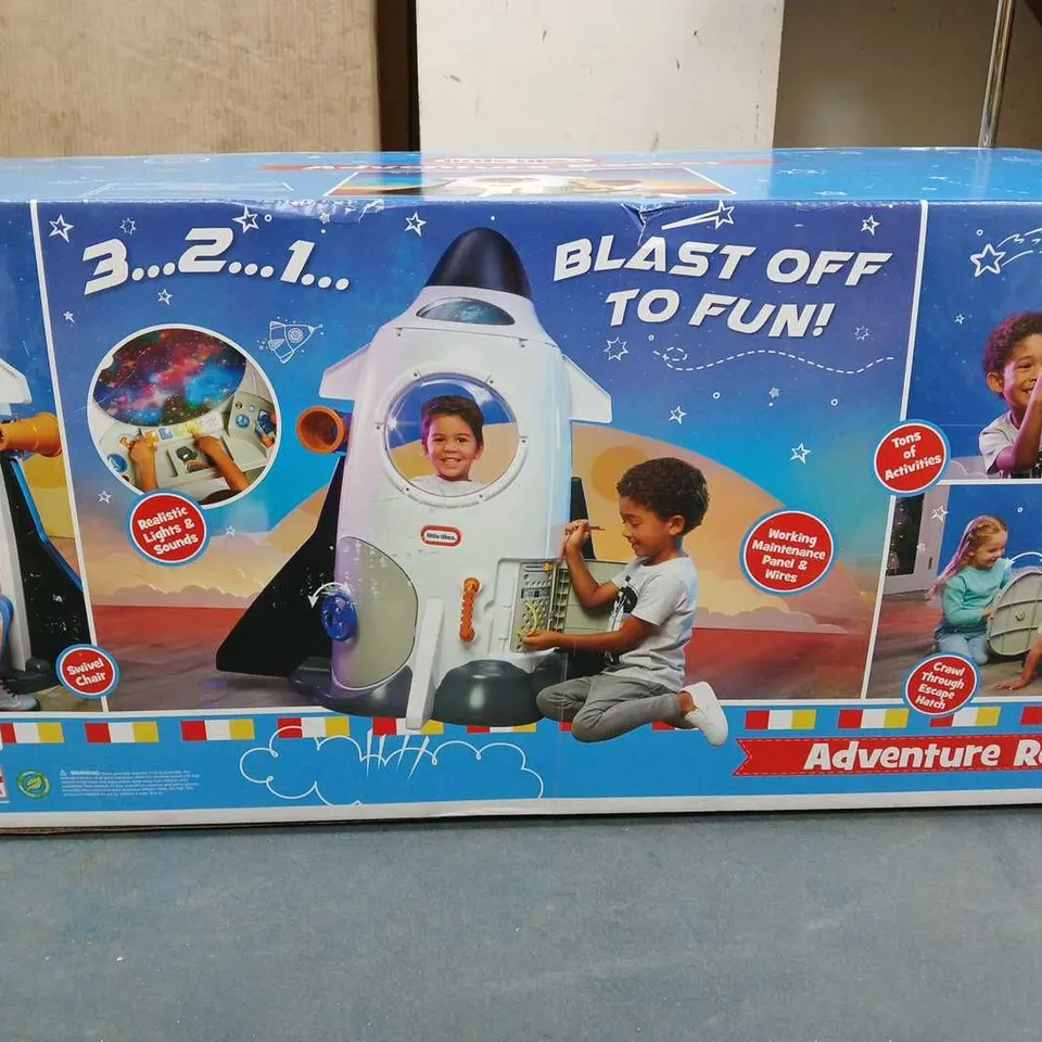 BOXED LITTLE TIKES ADVENTURE ROCKET - COLLECTION ONLY RRP £174.99