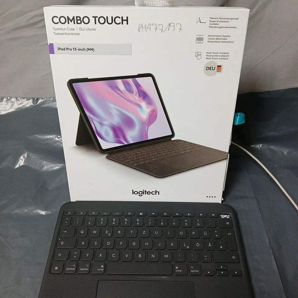LOGITECH COMBO TOUCH KEYBOARD CASE FOR IPAD PRO 13-INCH (M4) – BOXED