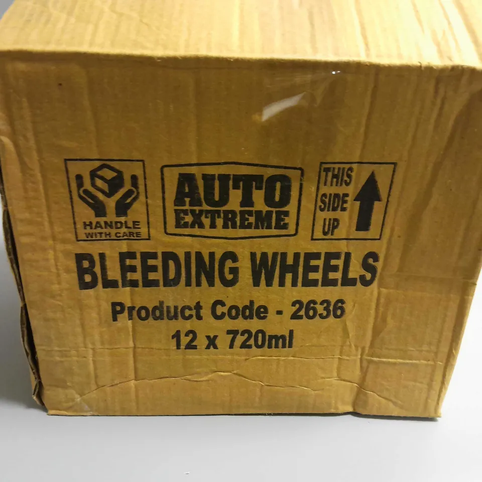 APPROXIMATELY 12 AUTO EXTREME BLEEDING WHEELS COLOUR CHANGING WHEEL CLEANER 720ML