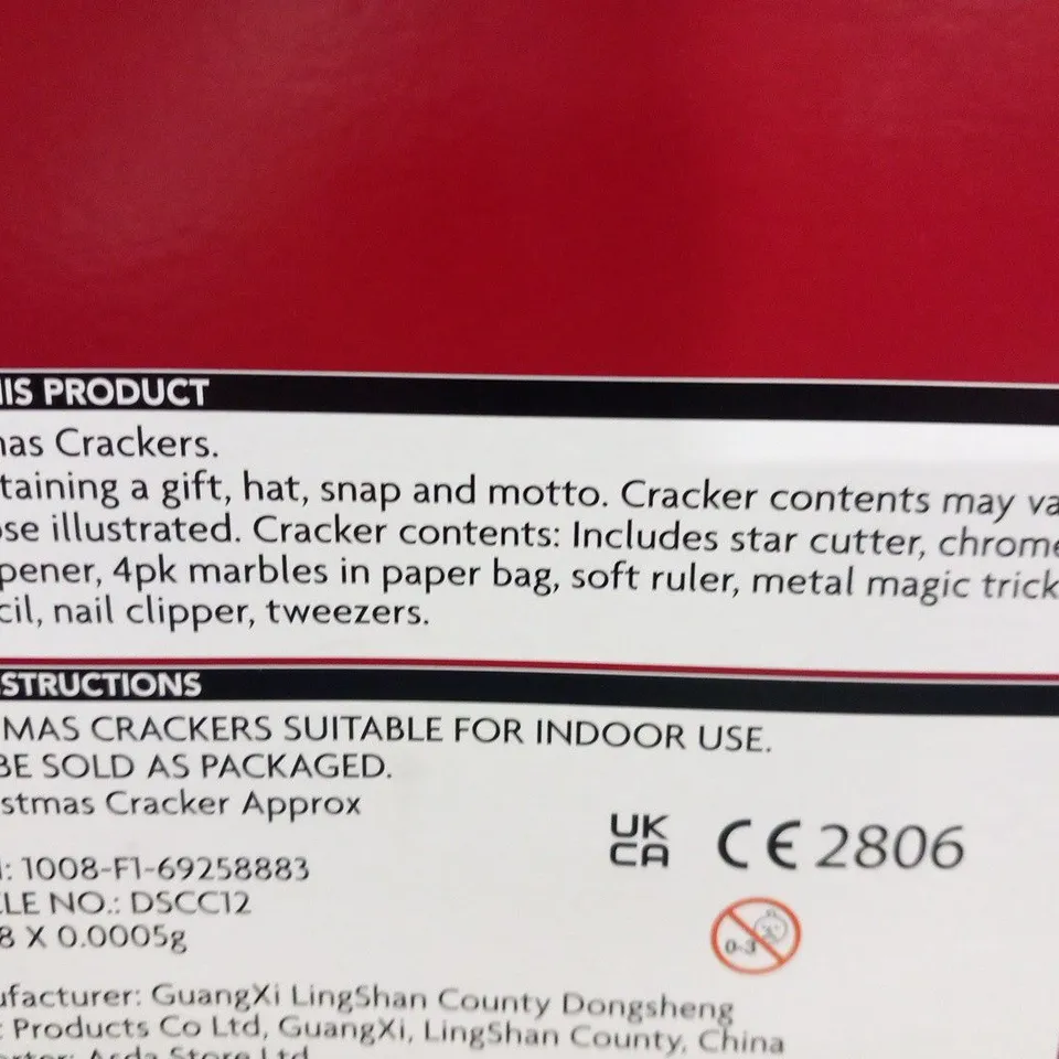 TWO BOXES OF APPROXIMATELY 6 PACKS OF EIGHT PREMIUM CRACKERS(TOTAL OF 16 SETS WHICH EQUATES TO 96 CRACKERS)