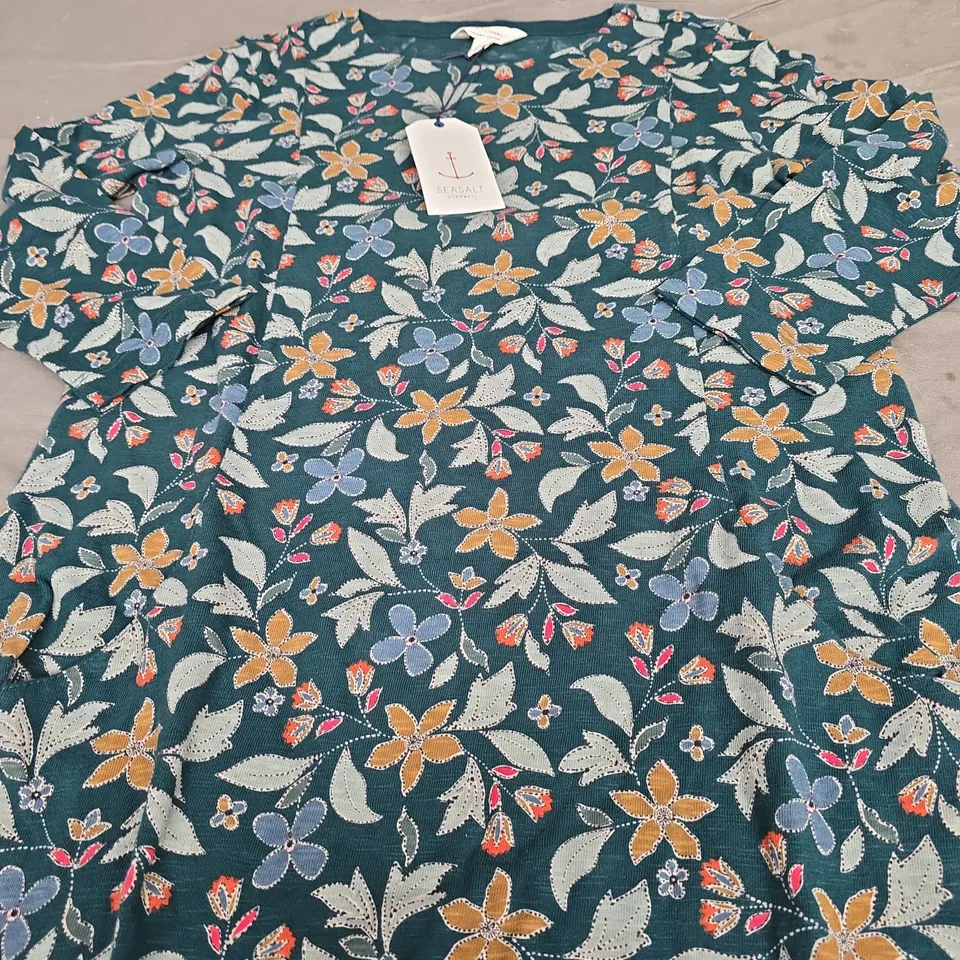 SEASALT CORNWALL SHORE FORAGING TUNIC  - SIZE 8 