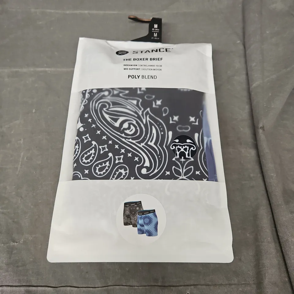 STANCE WILD ONES 2PACK BOXER BRIEFS SIZE M
