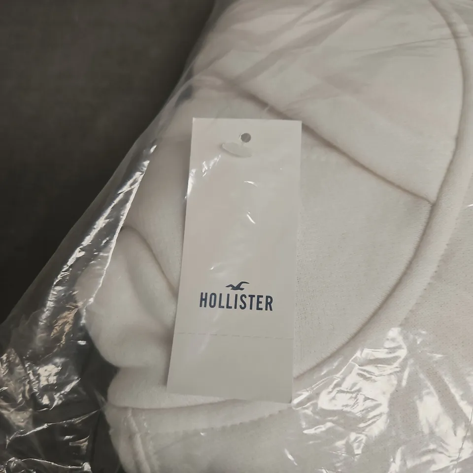 HOLLISTER DODGE II OFFICIAL LICENSED HOODIE - WHITE, SIZE M