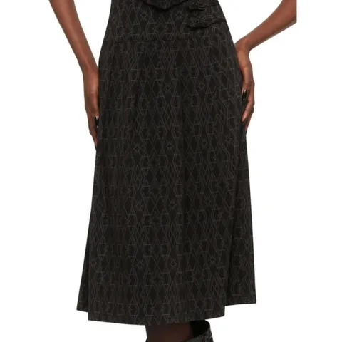 FIVE BRAND NEW KILLSTAR X KIHILIST - MORRISA - BLACK TARTAN WOMEN'S SKIRT