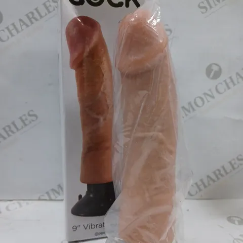 BOXED KING COCK 9" VIBRATING COCK