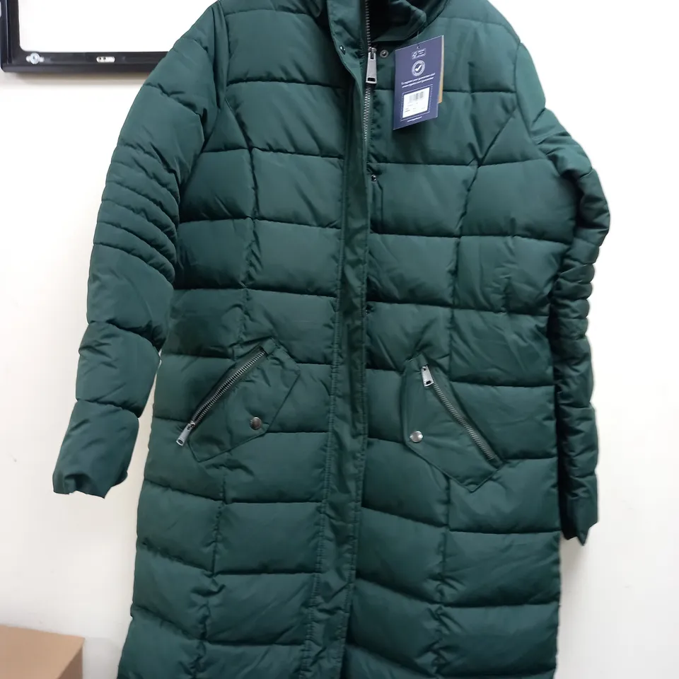REGATTA DECIMA COAT IN GREEN - UK 14