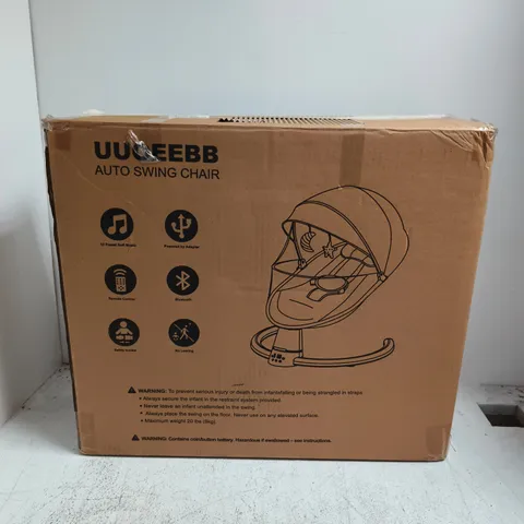 BOXED UUOEEB AUTO SWING CHAIR