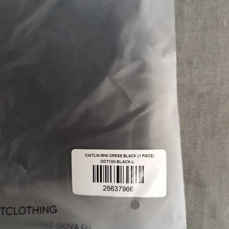 OUTCAST CAITLIN MINI DRESS BLACK – UK SIZE L