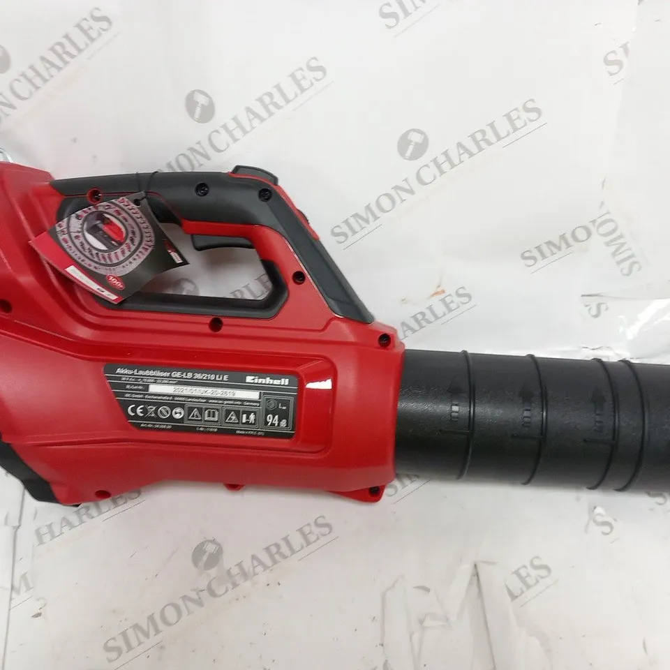 BOXED EINHELL POWER X CHARGE 18V CORDLESS LEAF BLOWER