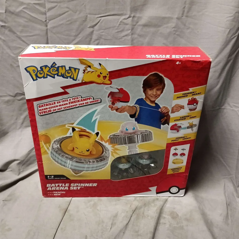 BOXED POKEMON BATTLE SPINNER ARENA SET