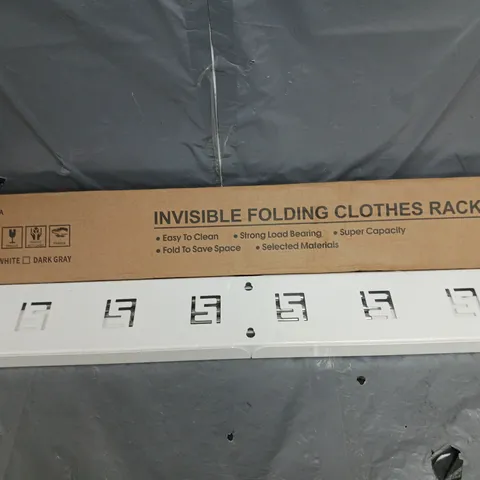 BOXED INVISIBLE CLOTHES RACK 80CM