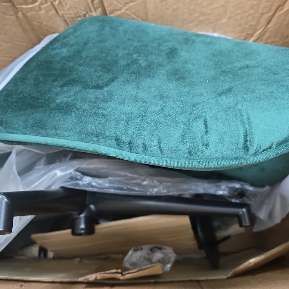 BOXED HARLEY OFFICE CHAIR - GREEN - COLLECTION ONLY RRP £119