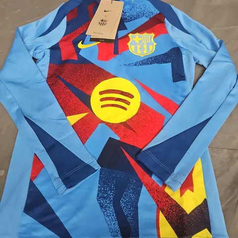 BARCELONA FC NIKE TRAINING TOP – SIZE XS - KIDS