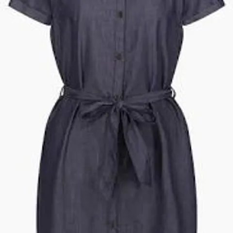 REGATTA WOMEN'S SHIRT DRESS QUINTA CHAMBRAY SIZE 12