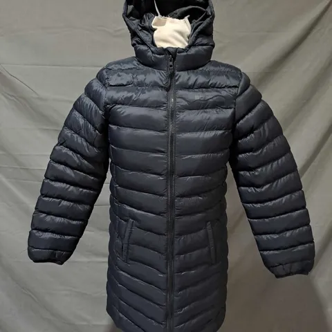 MOUNTAIN WAREHOUSE FLORENCE KIDS LONG PADDED JACKET IN BLACK - 11-12Y