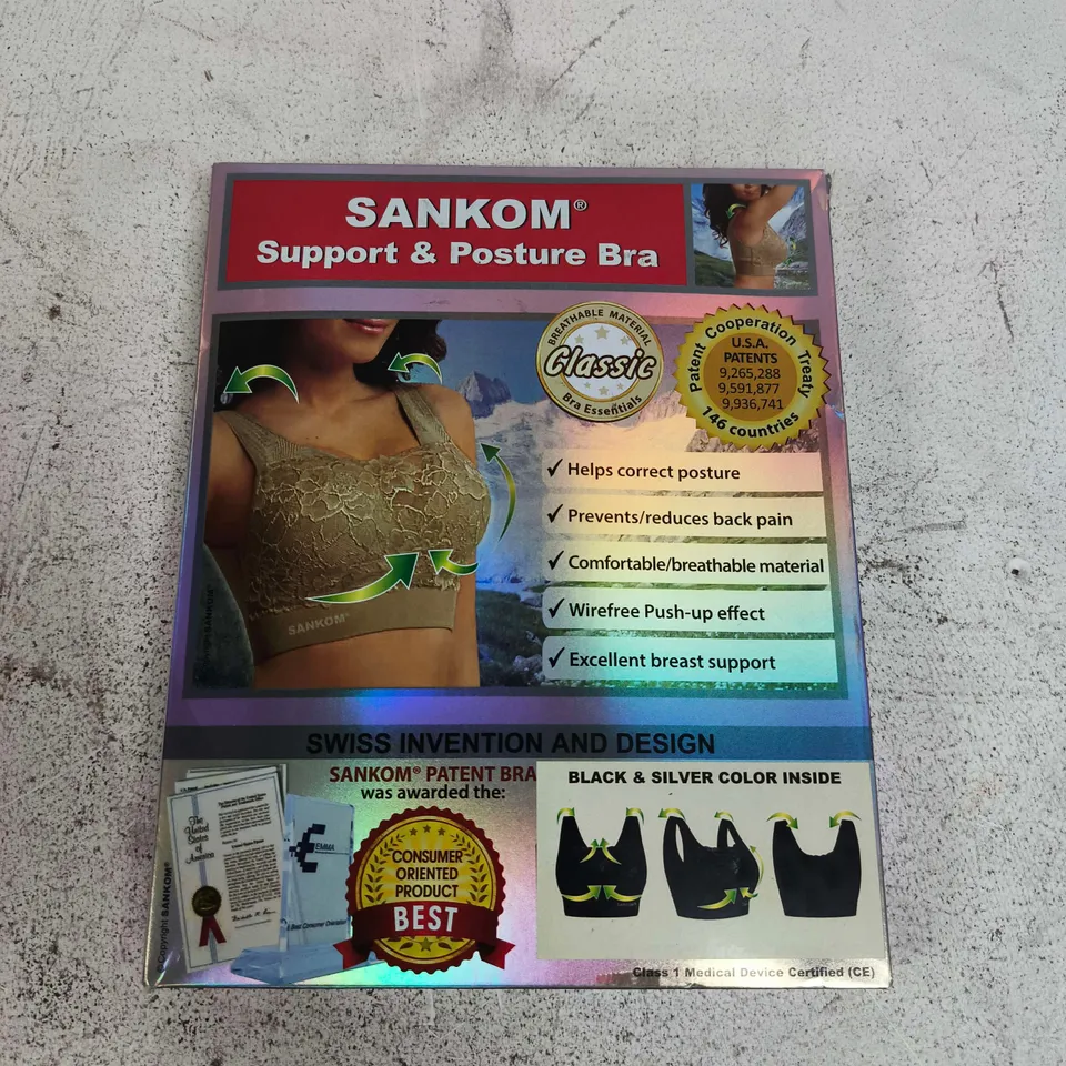 SANKOM SUPPORT & POSTURE BRA – SIZE M/L