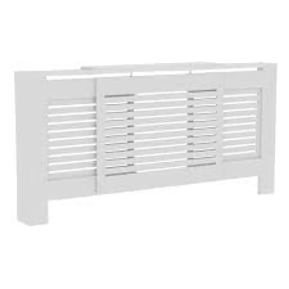 BOXED MILTON ADJUSTABLE RADIATOR COVER WHITE