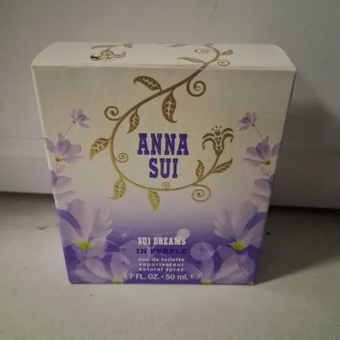 BOXED ANNA SUI SUI DREAMS IN PURPLE EAU DE TOILETTE 50ML