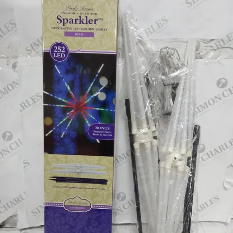 BOXED INDOOR-OUTDOOR SPARKLER DECORATIVE LED GARDEN LIGHTS 