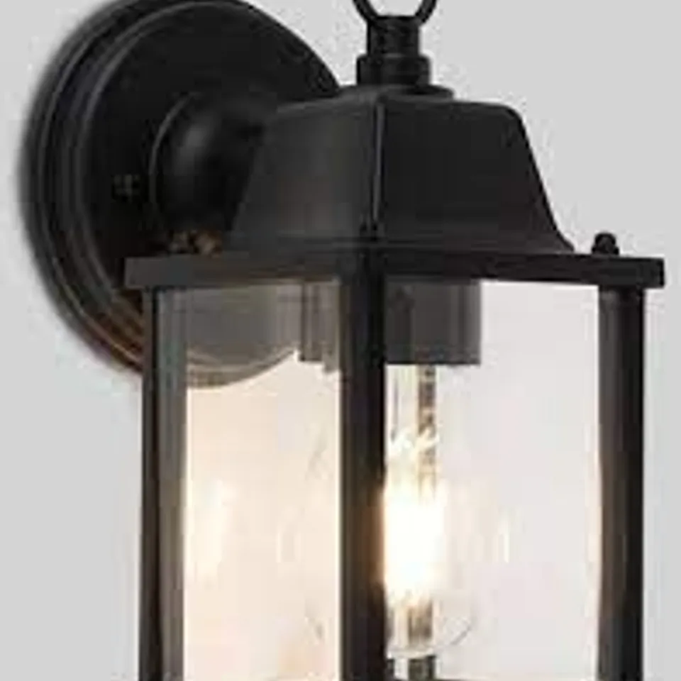 BOXED BROWN GREELY OUTDOOR WALL LANTERN 