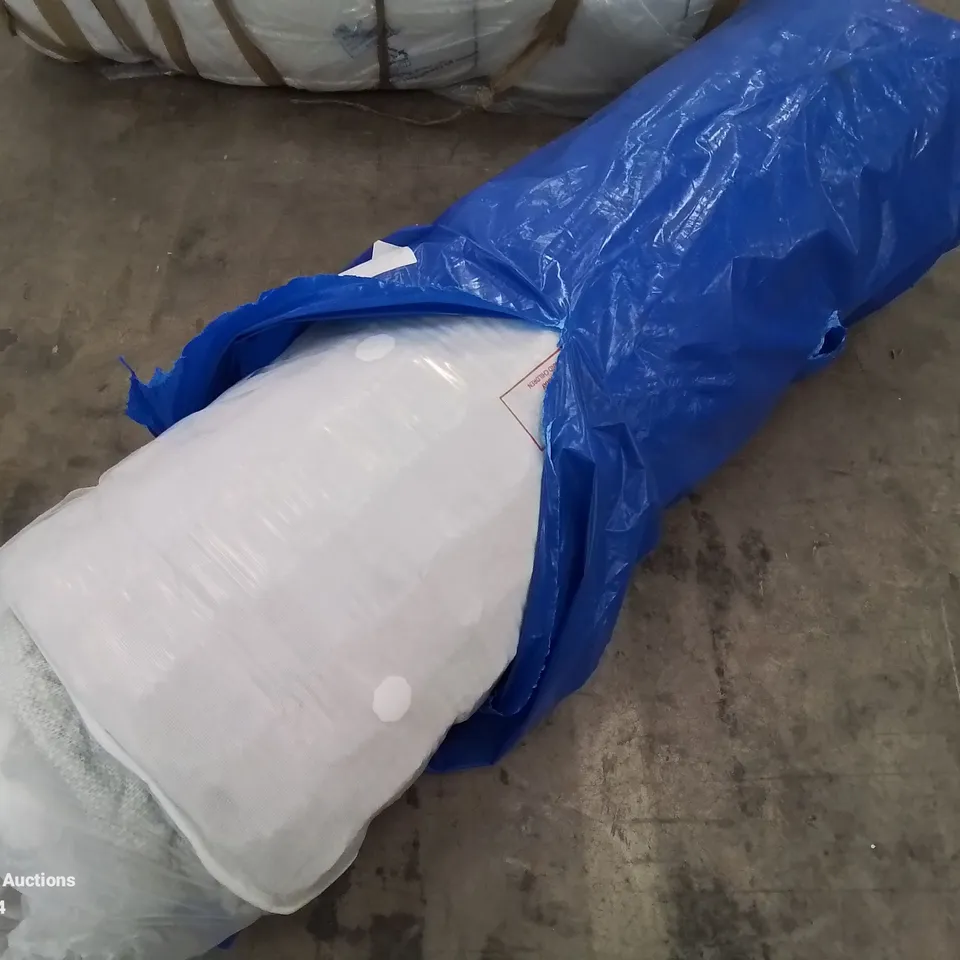 BAGGED AND ROLLED MEMORY FOAM OPEN COIL 4FT MATTRESS 