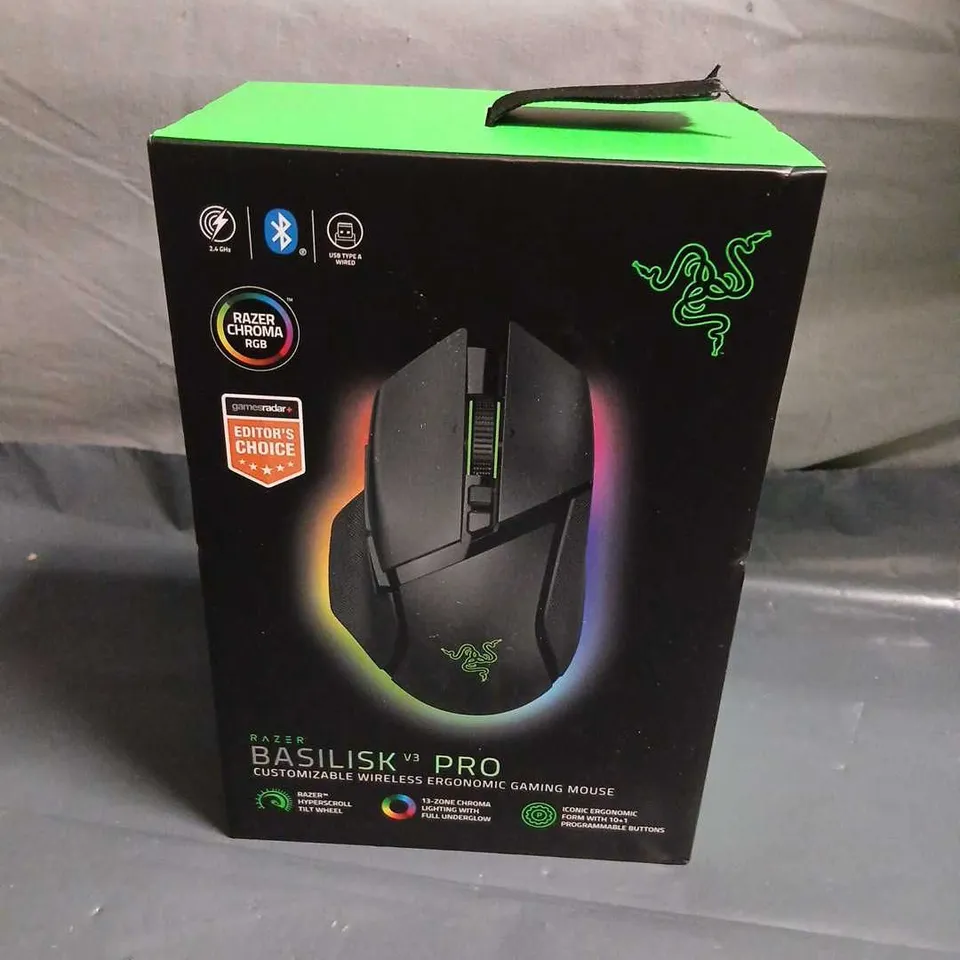 RAZER BASILISK V3 PRO WIRELESS GAMING MOUSE – BOXED
