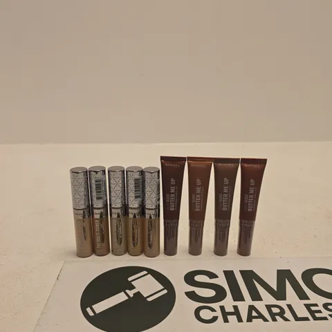 RIMMEL LONDON BUTTER ME UP LIP GLOSSES – ASSORTED SHADES AND RIMMEL LONDON THE MULTI-TASKER CONCEALER