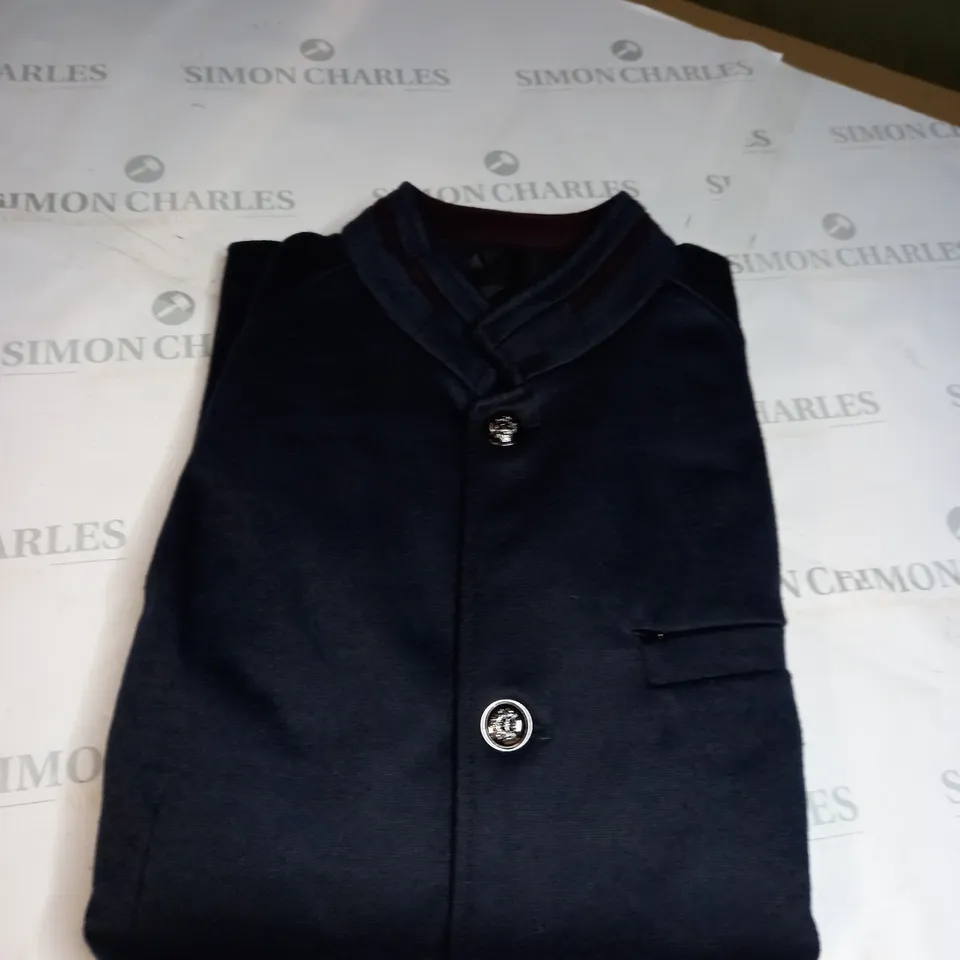 UNBRANDED LONG NAVY BLUE COAT SIZE XL 