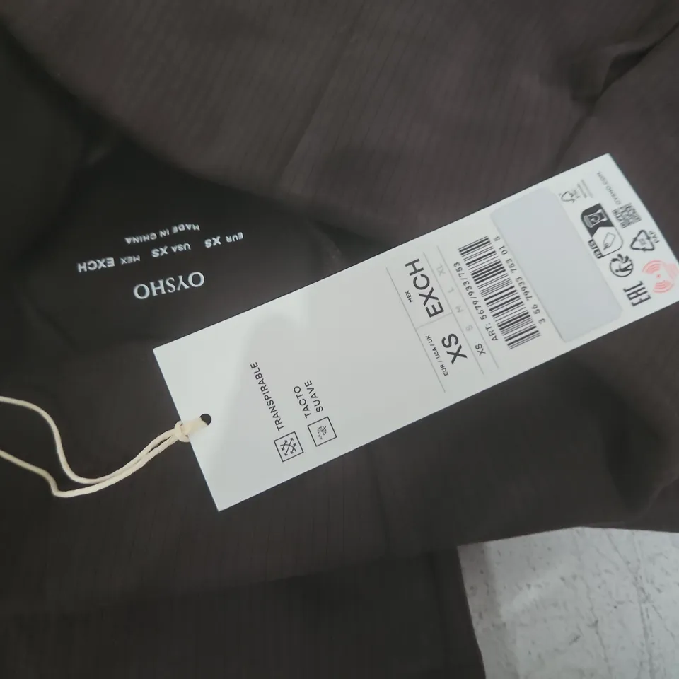 OYSHO FLARED LOUNGE PANTS IN BROWN - XS