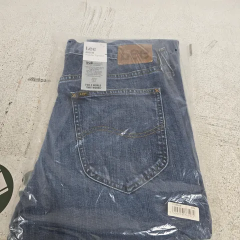 BAGGED LEE COOPER AUSTIN REGULAR TAPERED JEANS – DARK WASH - SIZE W34 X L34