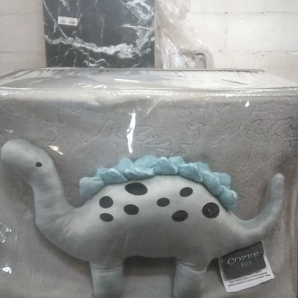 BOSED COZEE KIDS VELVET SOFT DUVET SET WITH PLUSH TOY