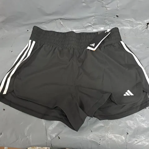 ADIDAS WOMENS PACER HIGH RISE SHORTS UK L3"