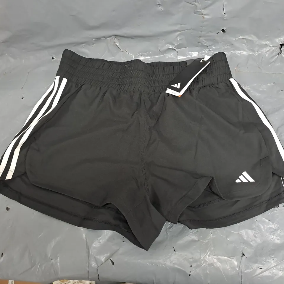 ADIDAS WOMENS PACER HIGH RISE SHORTS UK L3"