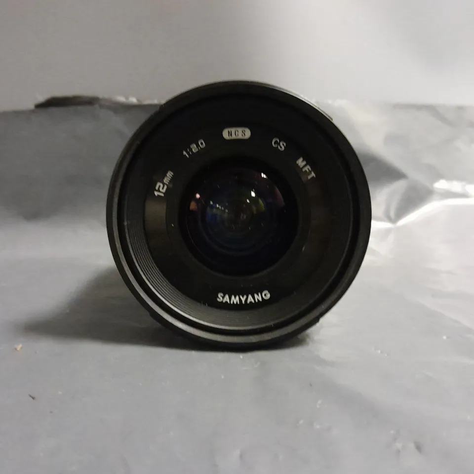 SAMYANG 12MM 1:2.0 NCS CS MFT CAMERA LENS 