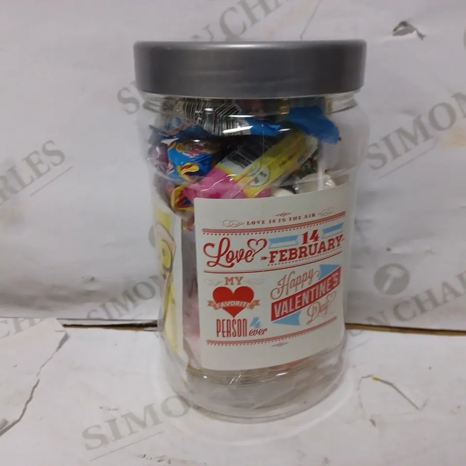 BE MY VALENTINE SWEET JAR RRP £19.99