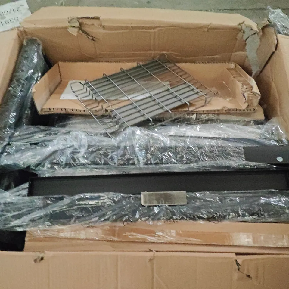 BOXED OUTBACK MERCURY STAINLESS STEEL 4-BURNER HYBRID BARBECUE 