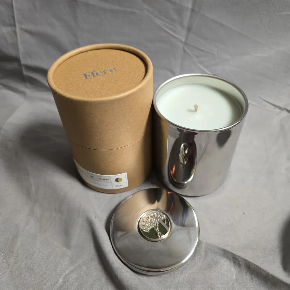 FFERN AUTUMN 25 CANDLE – CRAB APPLE, BLUE CHAMOMILE & PEAR (KRAFT BOX)