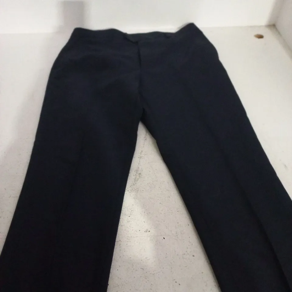 JOULES SLIM FIT FORMAL WOOL TROUSERS– NAVY, UK 32L