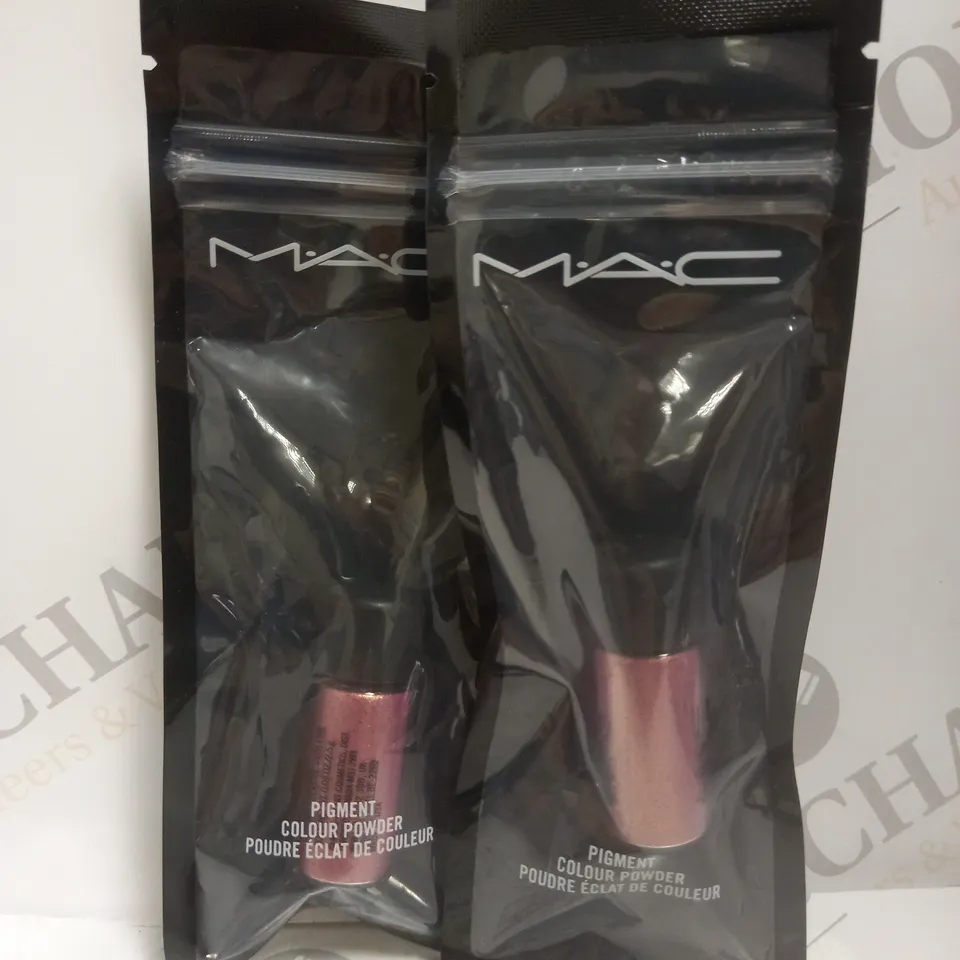 BOX OF 2 MAC COSMETICS PIGMENT MINIS #ROSE 